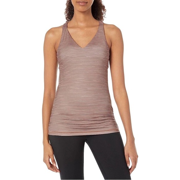 Prana Locano Tank in Moon Quartz w/Shelf Bra & Rushing on Sides - Picture 1 of 16